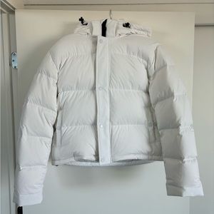NEW Artizia Super Puff Shorty, Cropped goose down puffer jacket